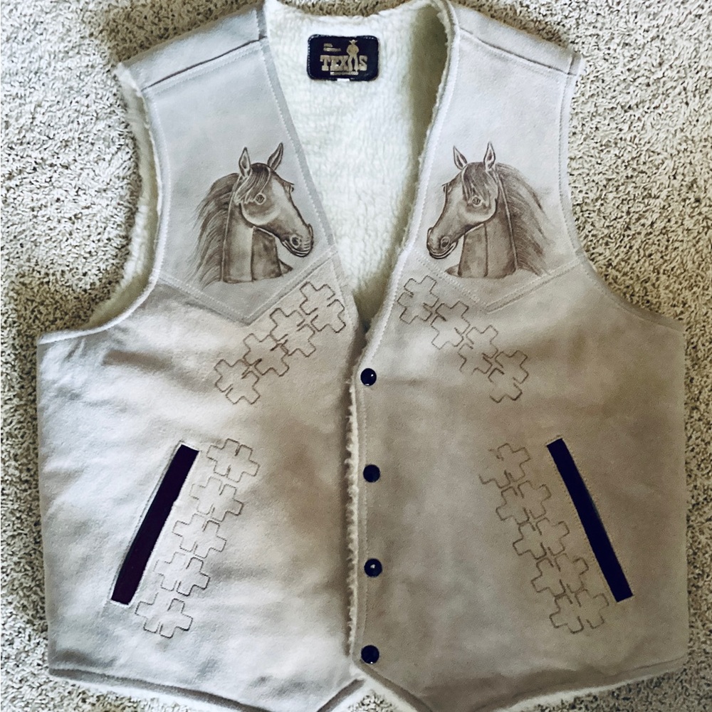 Vintage Piel Suede Vest